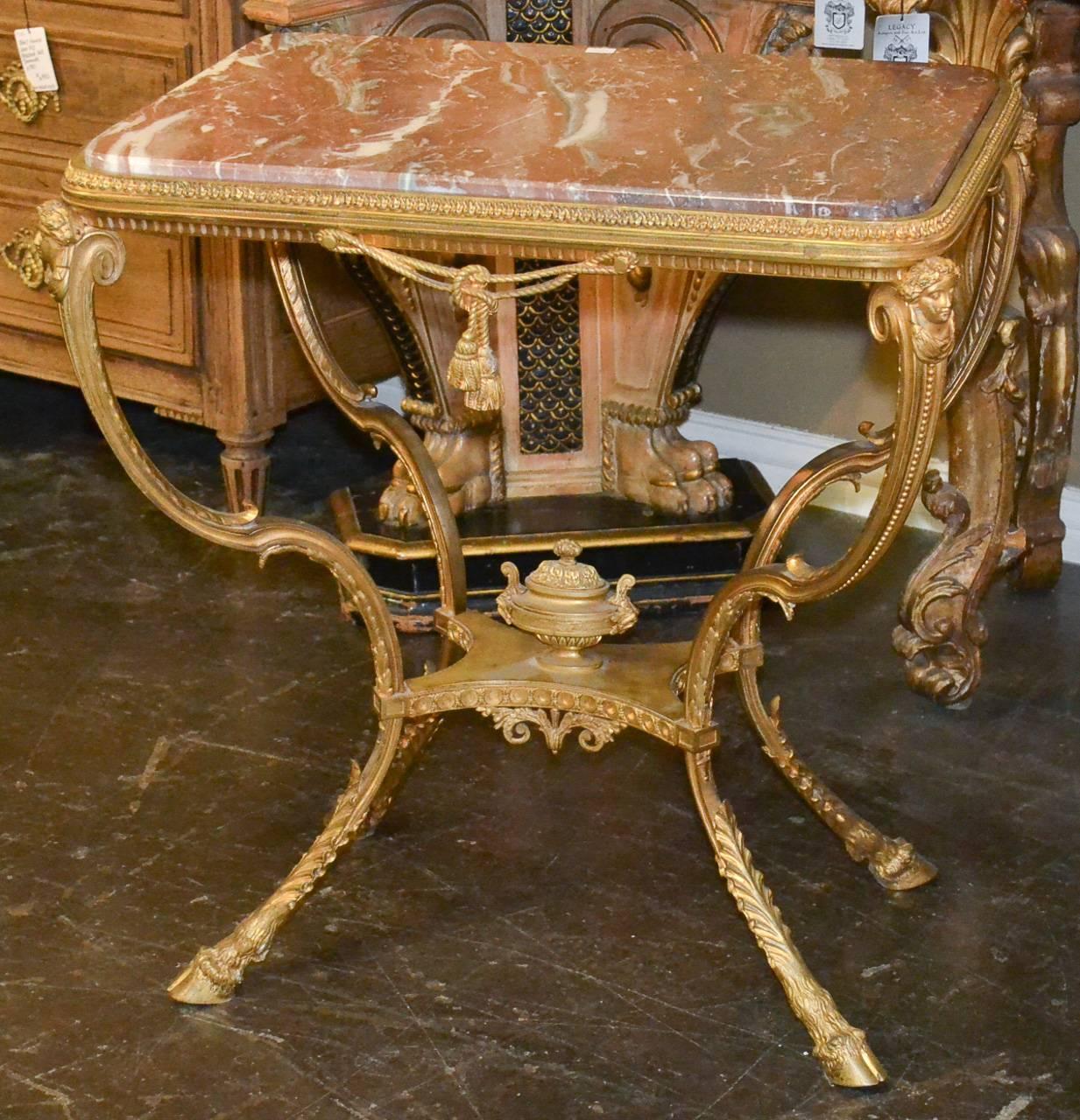 Gilt Fine 19th Century French Occasional Table