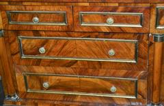 Excellent Pair of Burled Walnut Chests