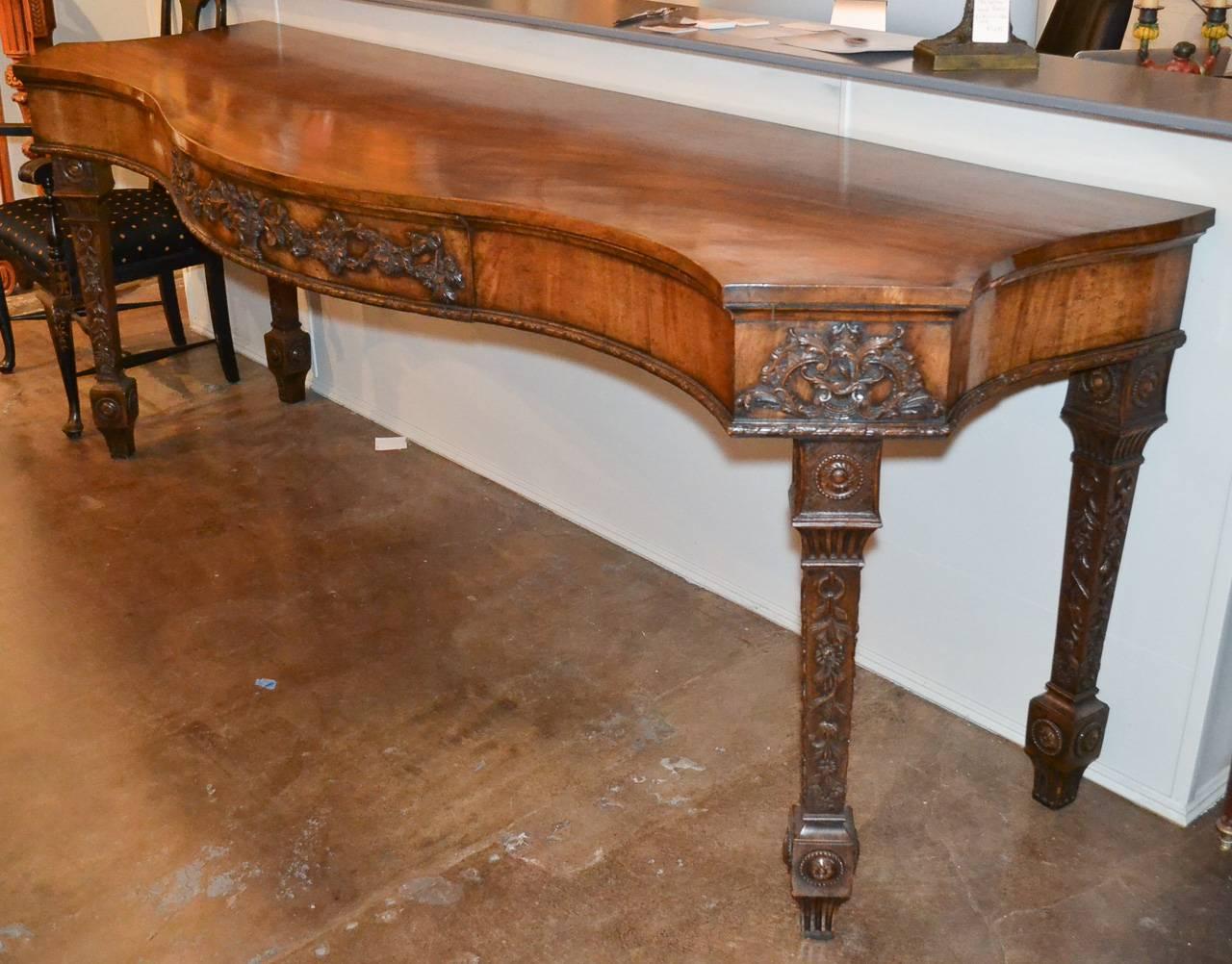 Outstanding Period 18th Century Georgian Sideboard In Good Condition In Dallas, TX