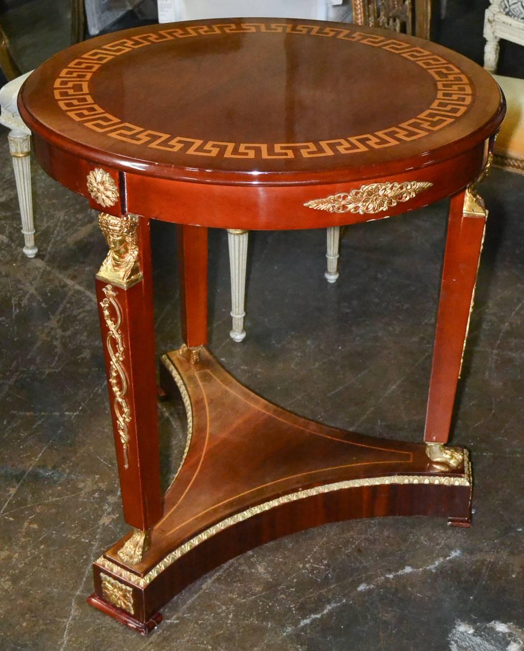 Nice Pair of Italian Empire Side Tables 4