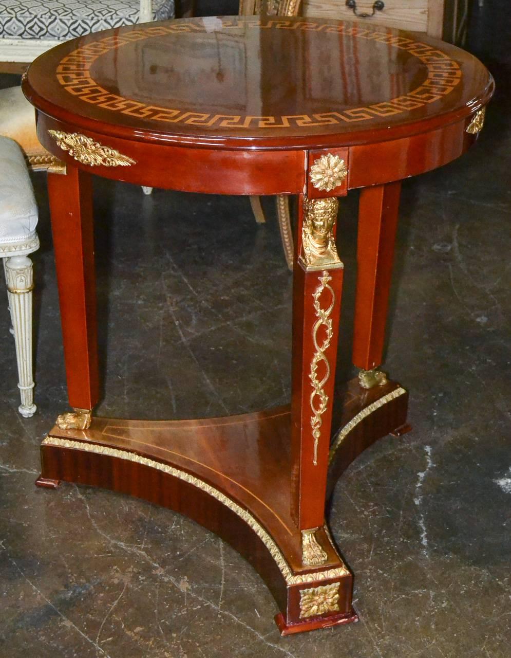 Nice Pair of Italian Empire Side Tables 5