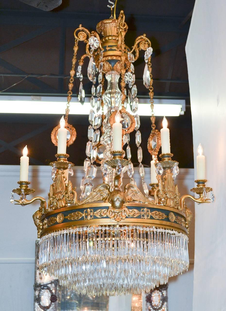 Superb 19th Century French Empire Chandelier 5