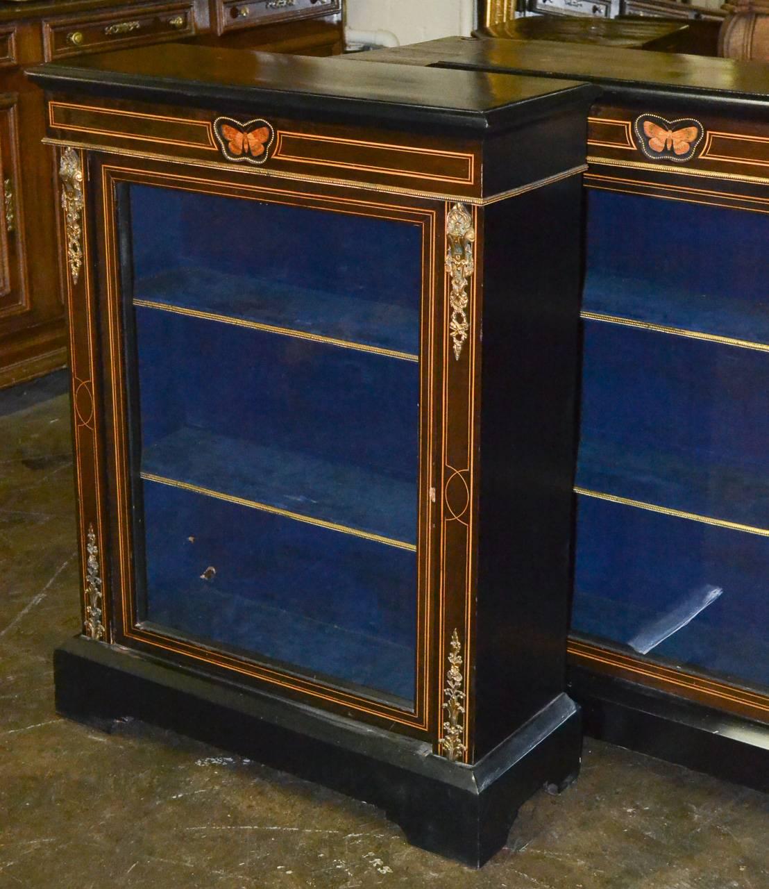 Pair of 19th Century French Napoleon III Bookcases In Good Condition In Dallas, TX