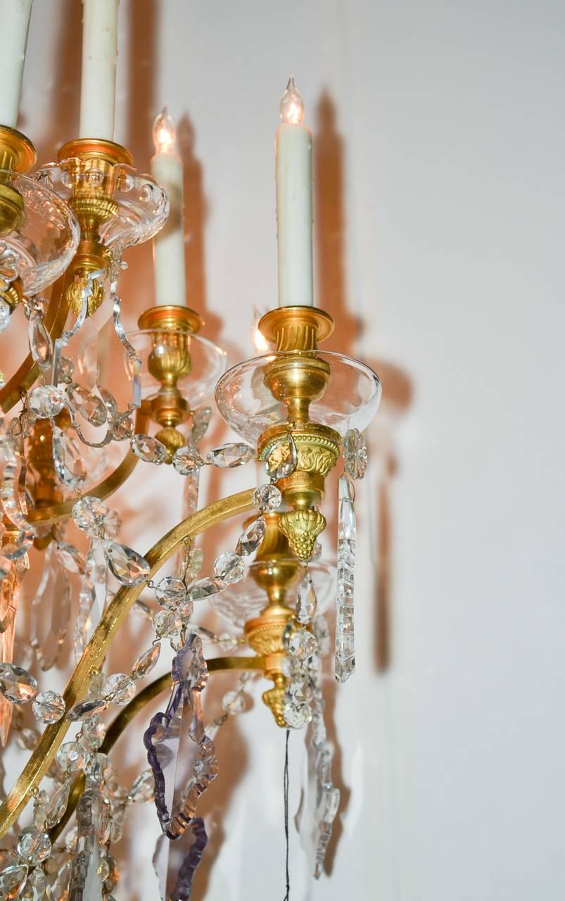 Gilt Outstanding 19th Century French Dore Bronze Chandelier