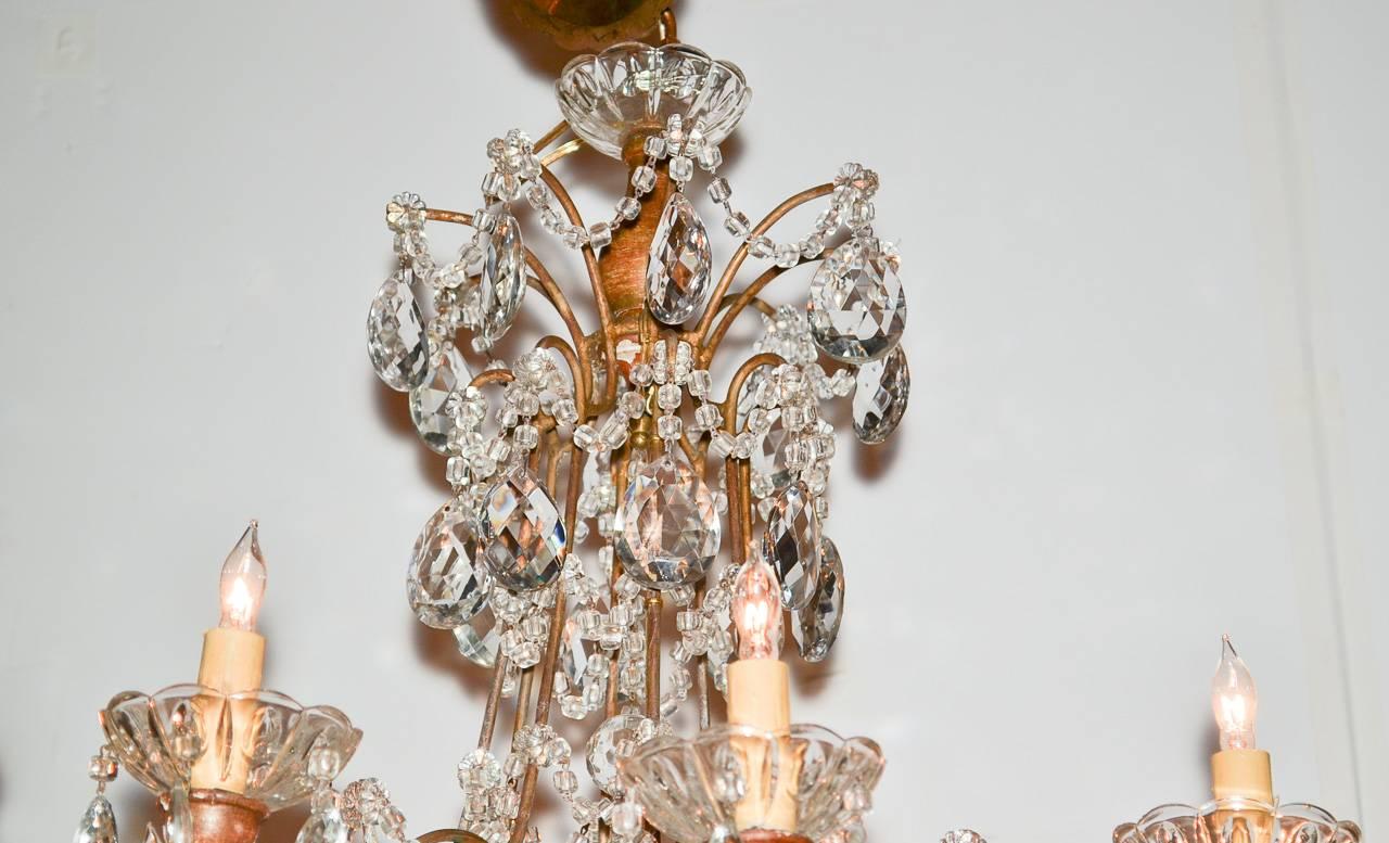 Schöne Qualität Italienisch Beaded Crystal Kronleuchter (Kristall)