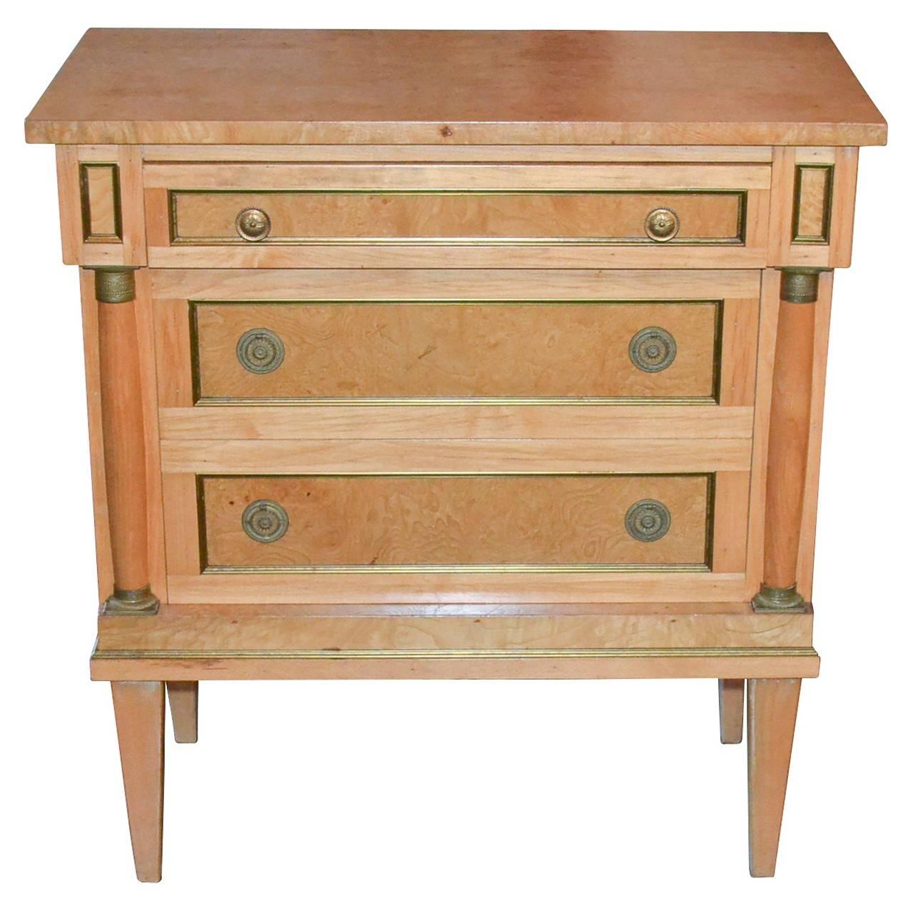 Petite French Empire Style Chest