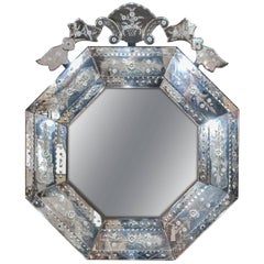 Octagonal Italian Venetian Mirror