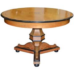 19th Century Blonde Oak Centre Table 8
