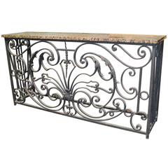 Custom Hand-Forged Heavy Iron Console 8