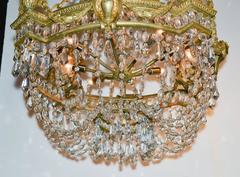 Fine 19th Century French Basket Chandelier