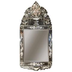 Midcentury Venetian Mirror from Italy