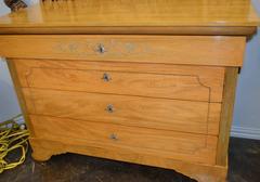 19th Century French Charles X Bleached Commode