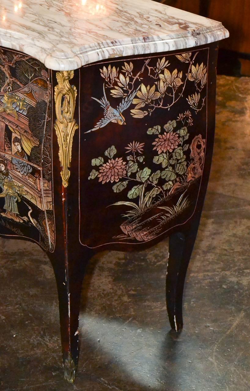 Excellent Pair of French Coromandel Commodes 3