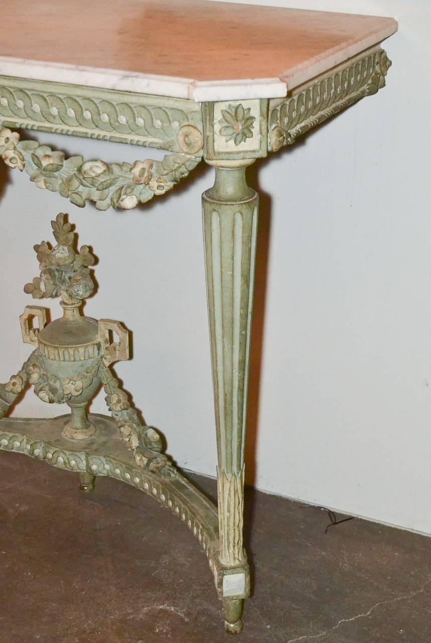 Pair of 18th Century French Louis XVI Consoles 2