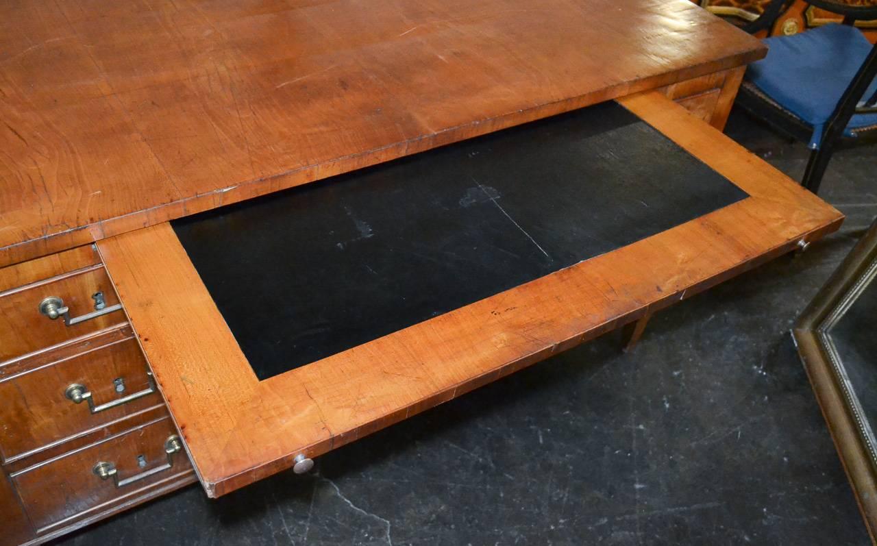 Walnut 19th Century French Directoire Partners Desk