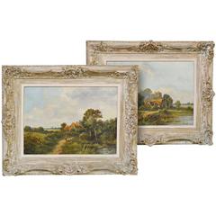 Nice Pair of Signed 19th Century English Landscapes