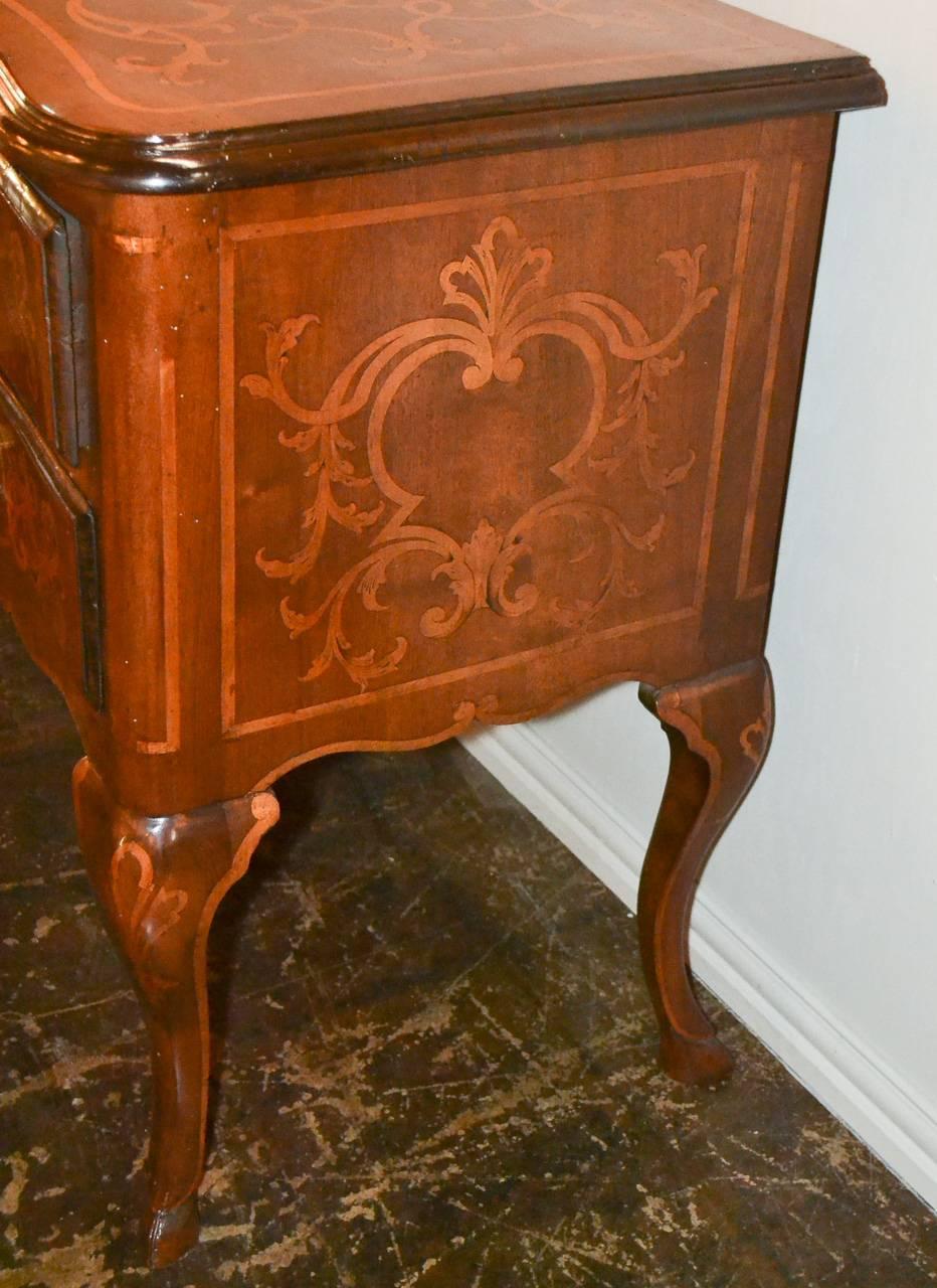 19th Century Italian Marquetry Inlaid Commode 1