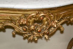 19th Century French Louis XV Rococo Console