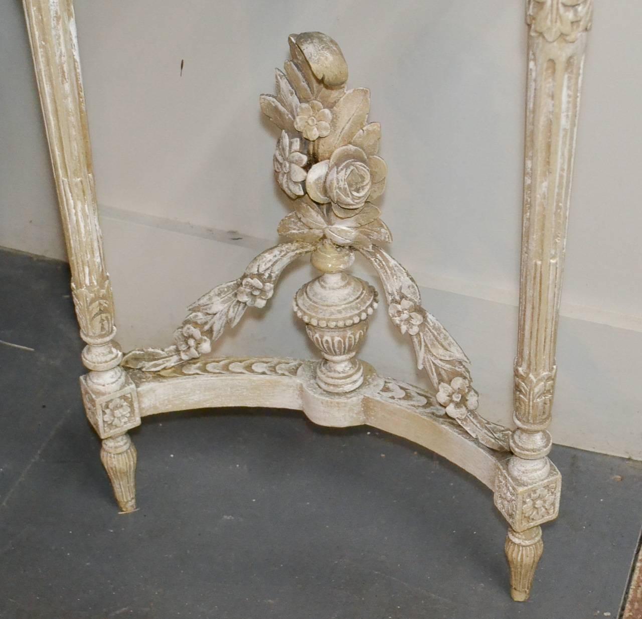 19th Century Pair of French Louis XVI Consoles 5