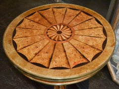 Superb 19th Century Russian Lyre Base Table