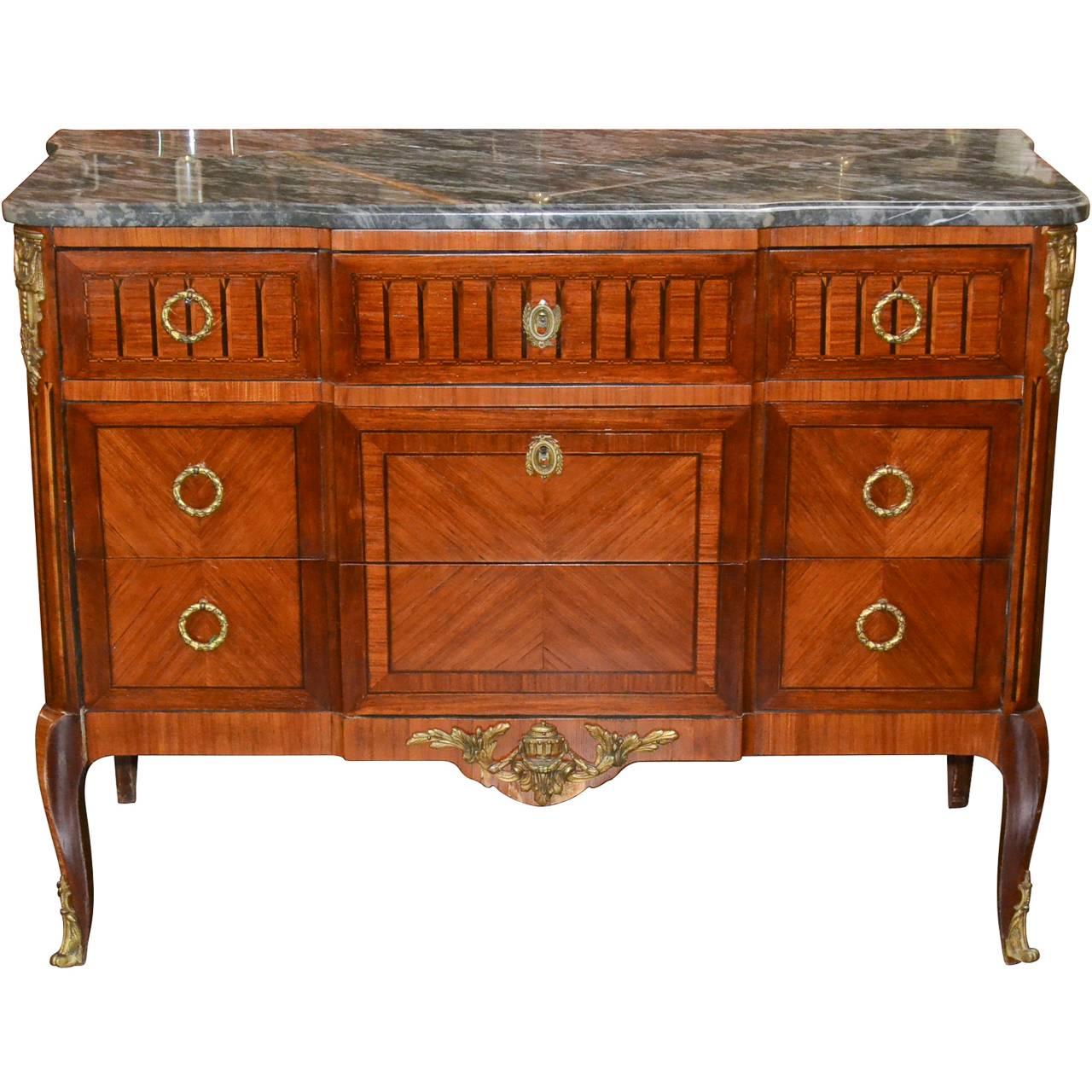 19th Century French Transitional Commode