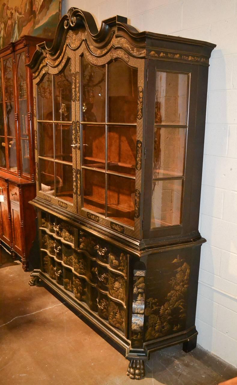 Fine Baker Chinoiserie Dutch Display Cabinet 5