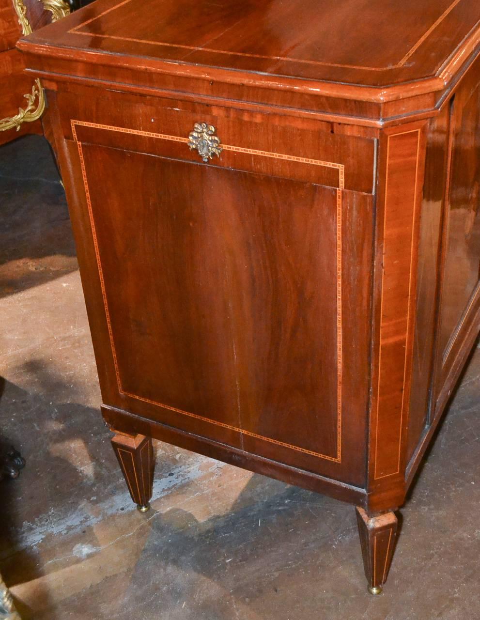 Very Fine English Inlaid Server / Bar 1