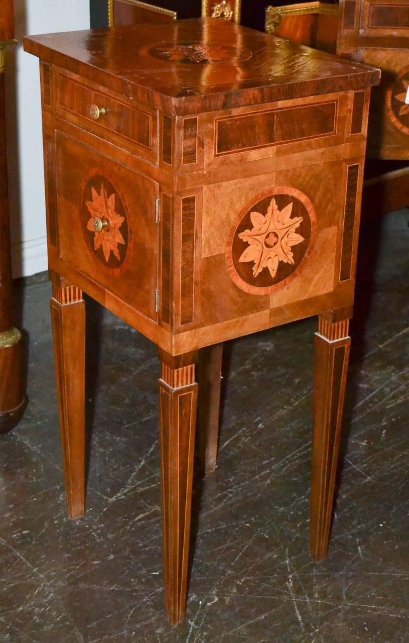 19th Century Pair of Italian Neoclassical Side Tables 2