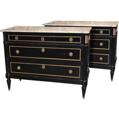 Great Pair of French Jansen Commodes
