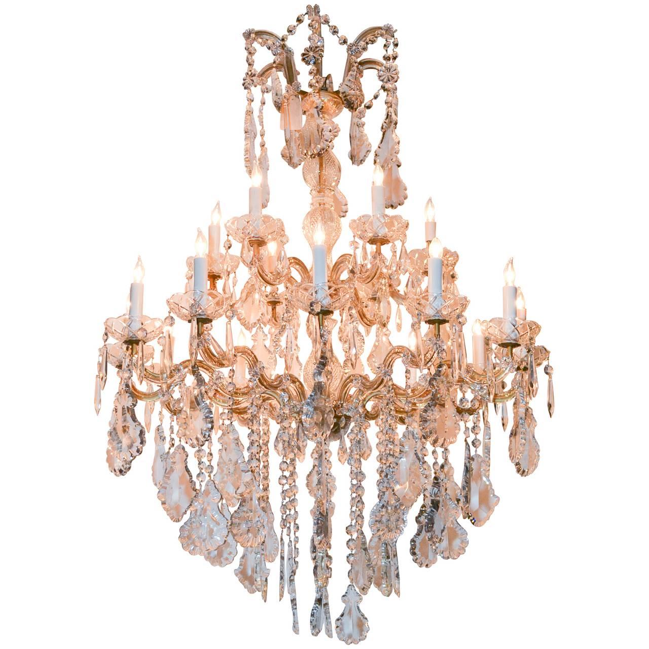 French Maria Theresa 18-Light Chandelier