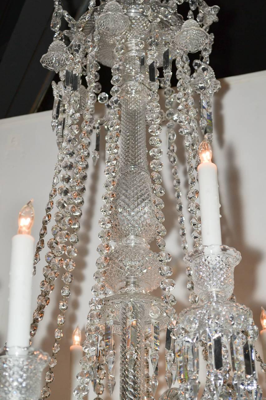 Late 20th Century Exquisite French Baccarat Chandelier