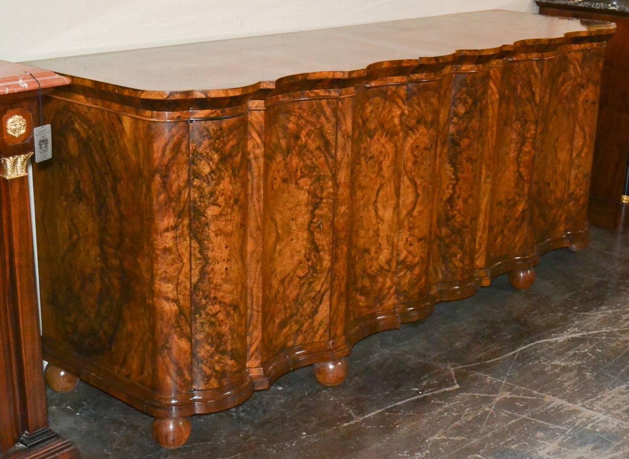 Superb Italian Shaped Front Sideboard 1