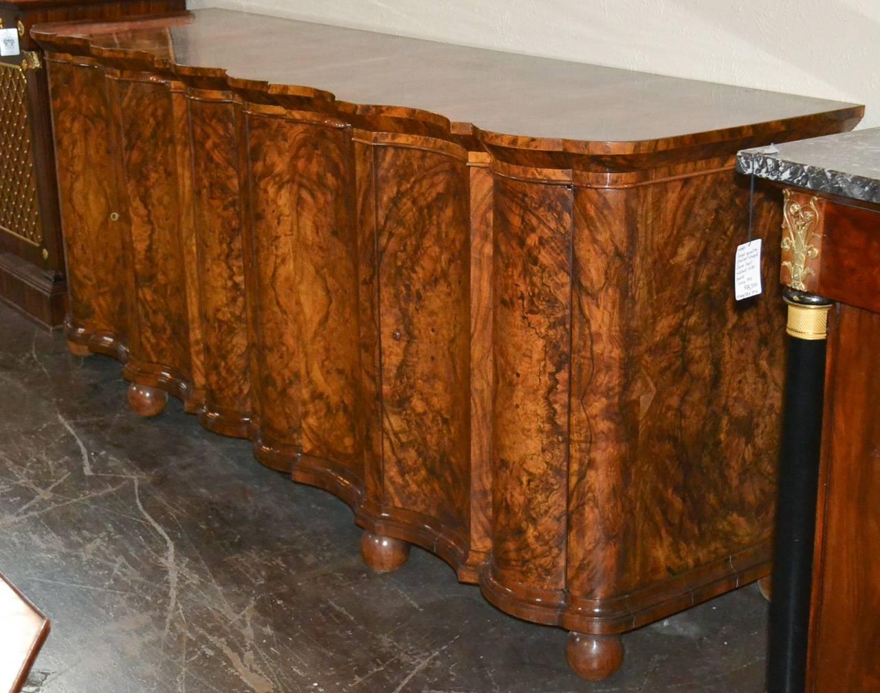 Superb Italian Shaped Front Sideboard 3