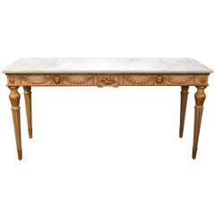 Excellent Carved and Parcel-Gilt Jansen Console