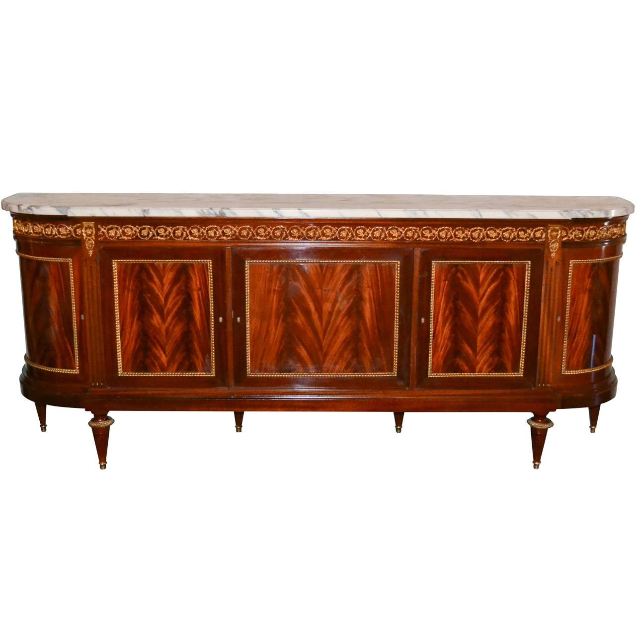 Superb French Bronze-Mounted Sideboard