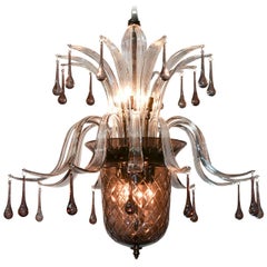 High Style Murano Glass Chandelier