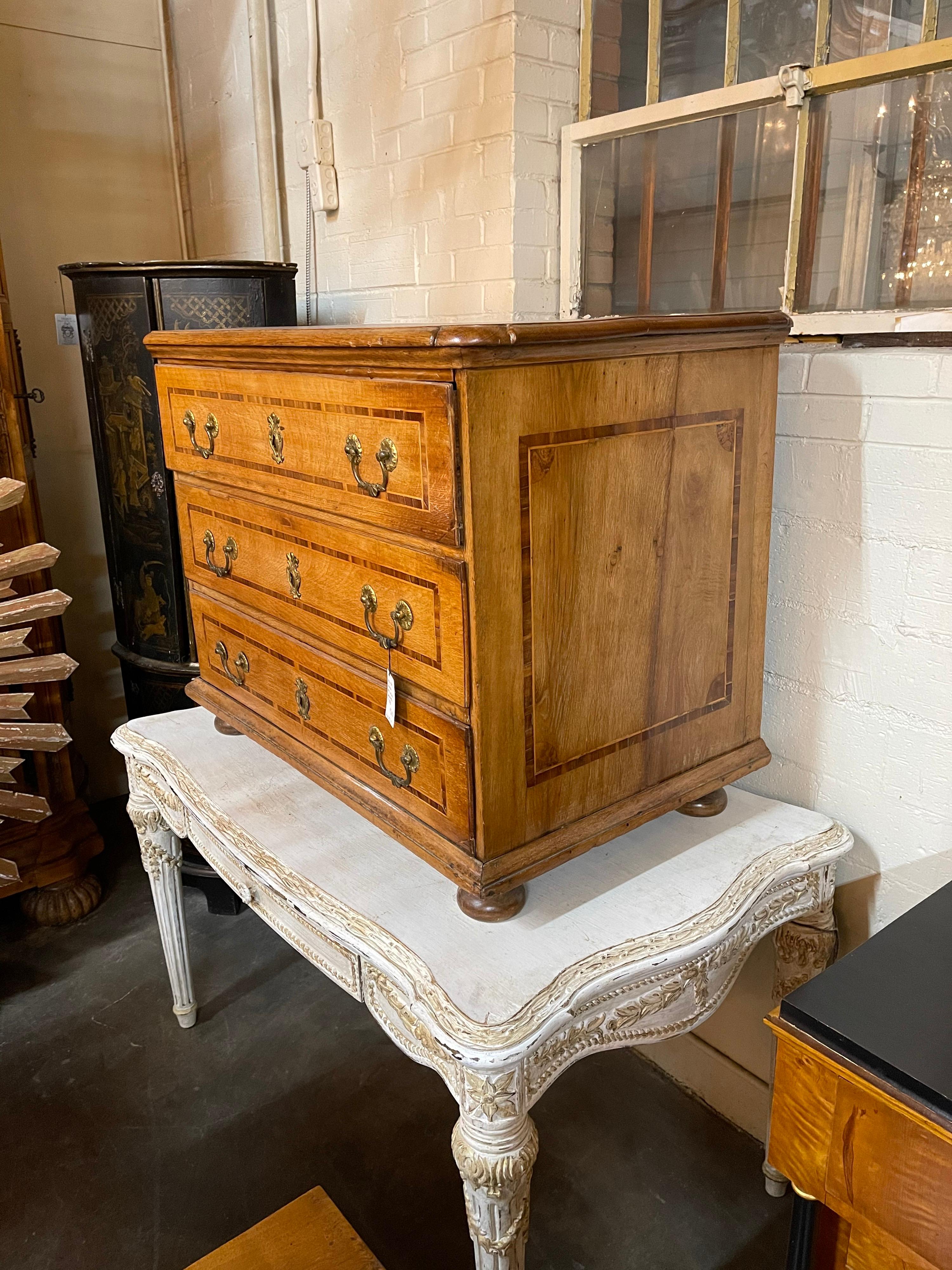 19th Century German Inlaid Commode In Good Condition In Dallas, TX