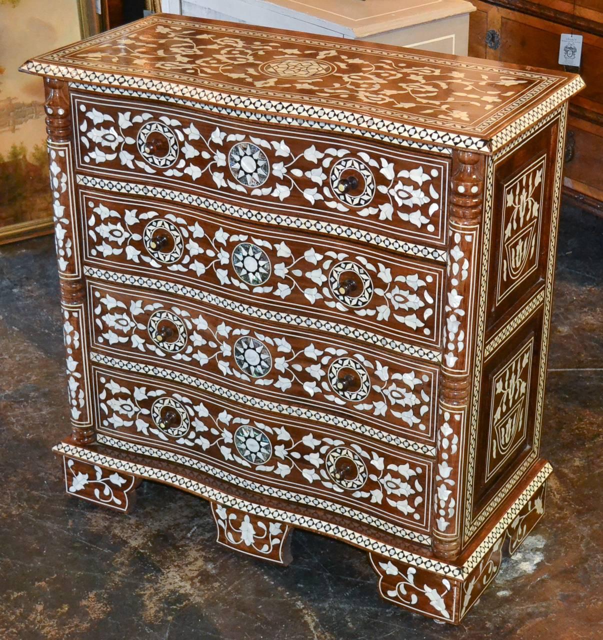 Syrian Mother-of-Pearl Inlaid Chest 1