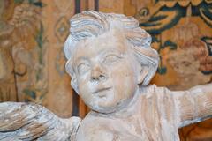 Pair of Early 19th Century Italian Carved Putti