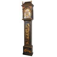 Fine 19th Century English Chinoiserie Tall Case Clock