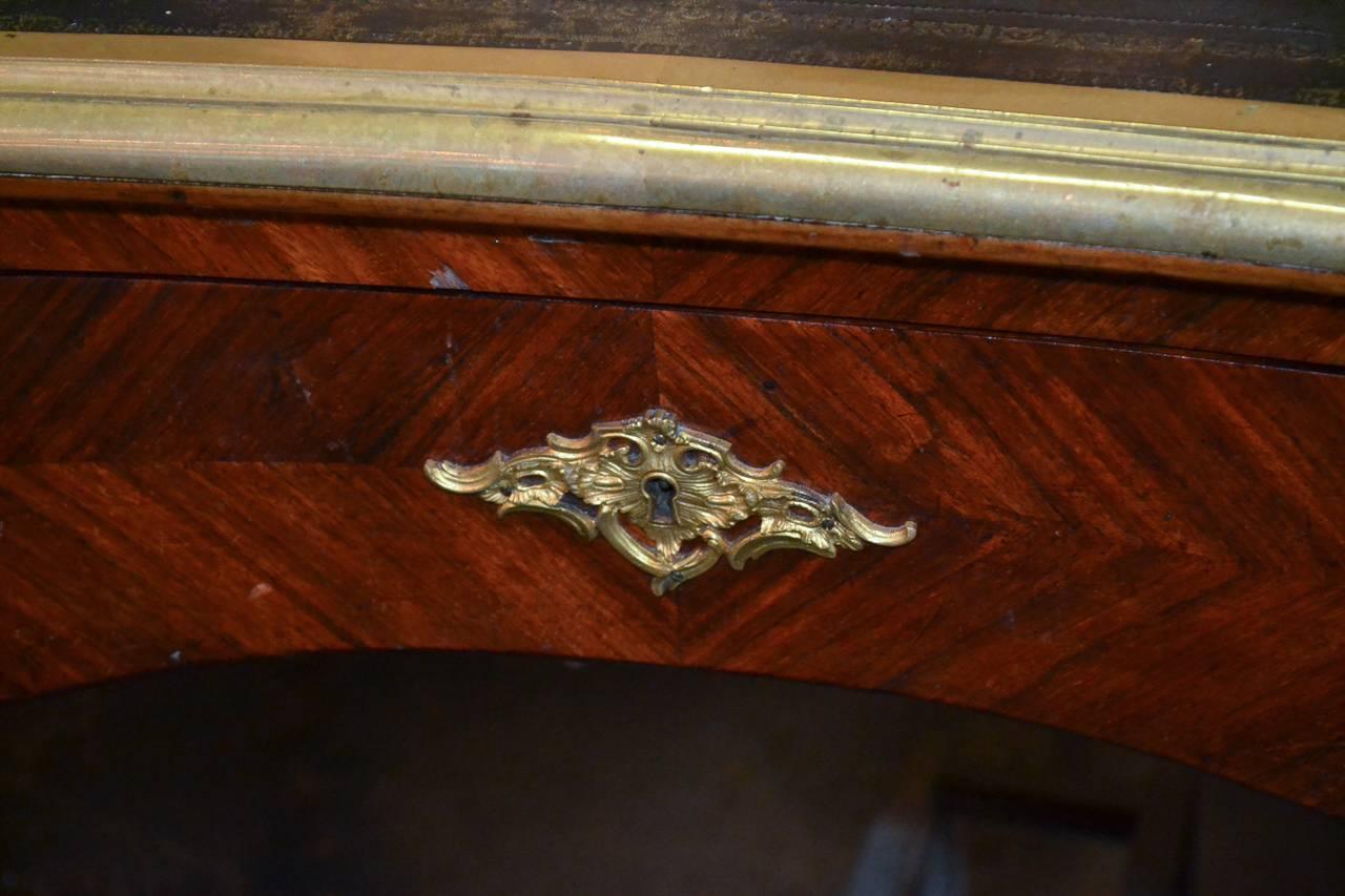 Gilt French Louis XV Bureau Plat