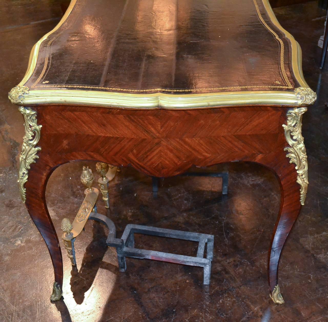 French Louis XV Bureau Plat 2