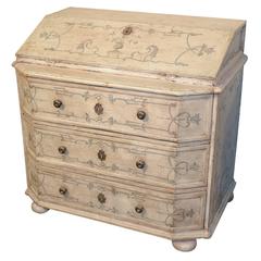Early 19th Century South German Painted Bureau