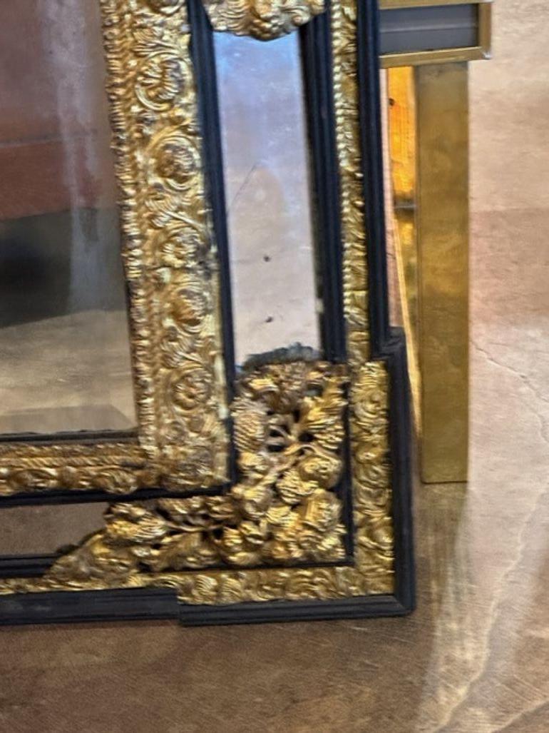 French Napoleon III Cushion Mirror For Sale 3