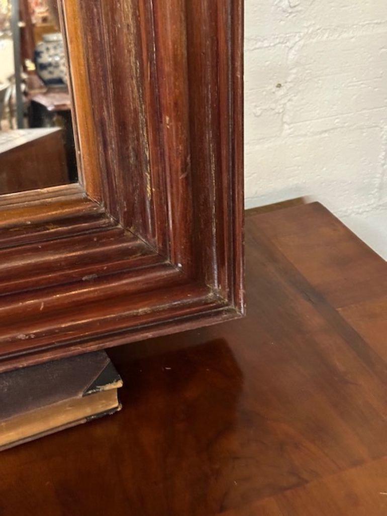 French Walnut Louis Philippe Mirror For Sale 1
