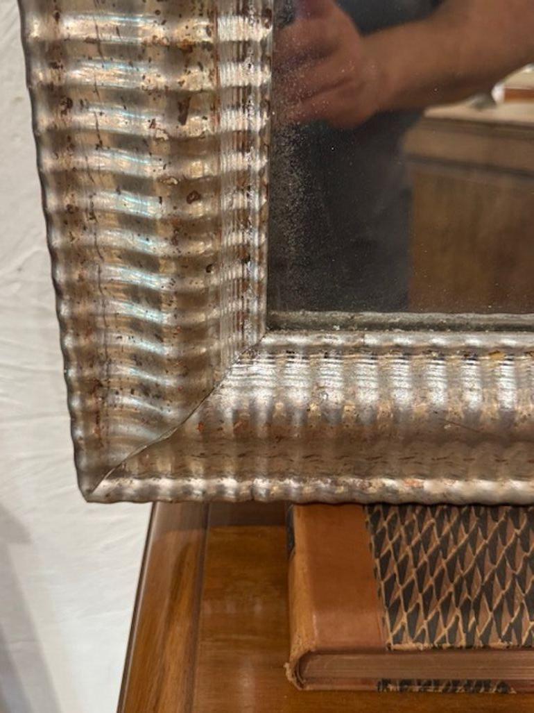 Français Miroir Louis Philippe traditionnel en argent du 19e siècle en vente