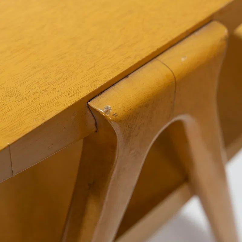 The Vintage Mid Century Modern Ico Parisi Manner Side Table is a stylish and unique piece of furniture. perfect for adults. This piece creates a modern style give it a retro and trendy look that would add a touch of vintage flair to any room. The