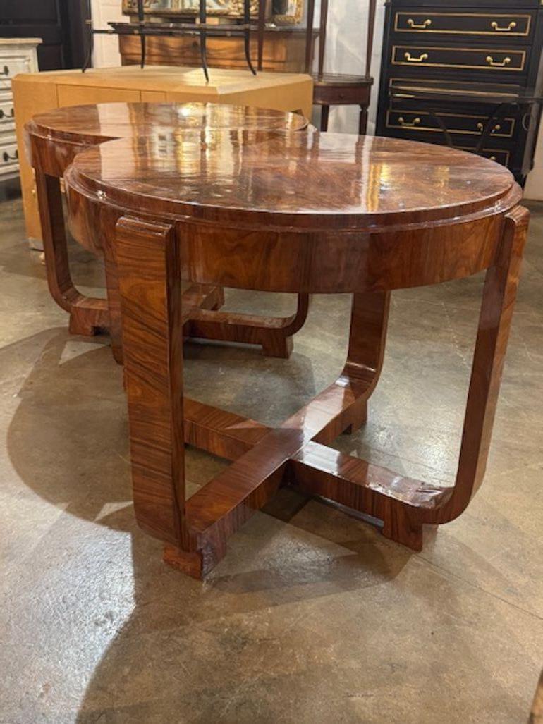 Pair of Art Deco Side Tables In Good Condition For Sale In Dallas, TX