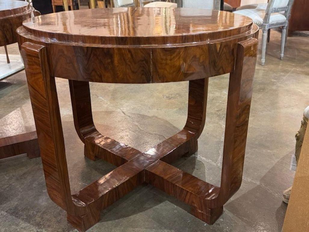 Pair of Art Deco Side Tables For Sale 1