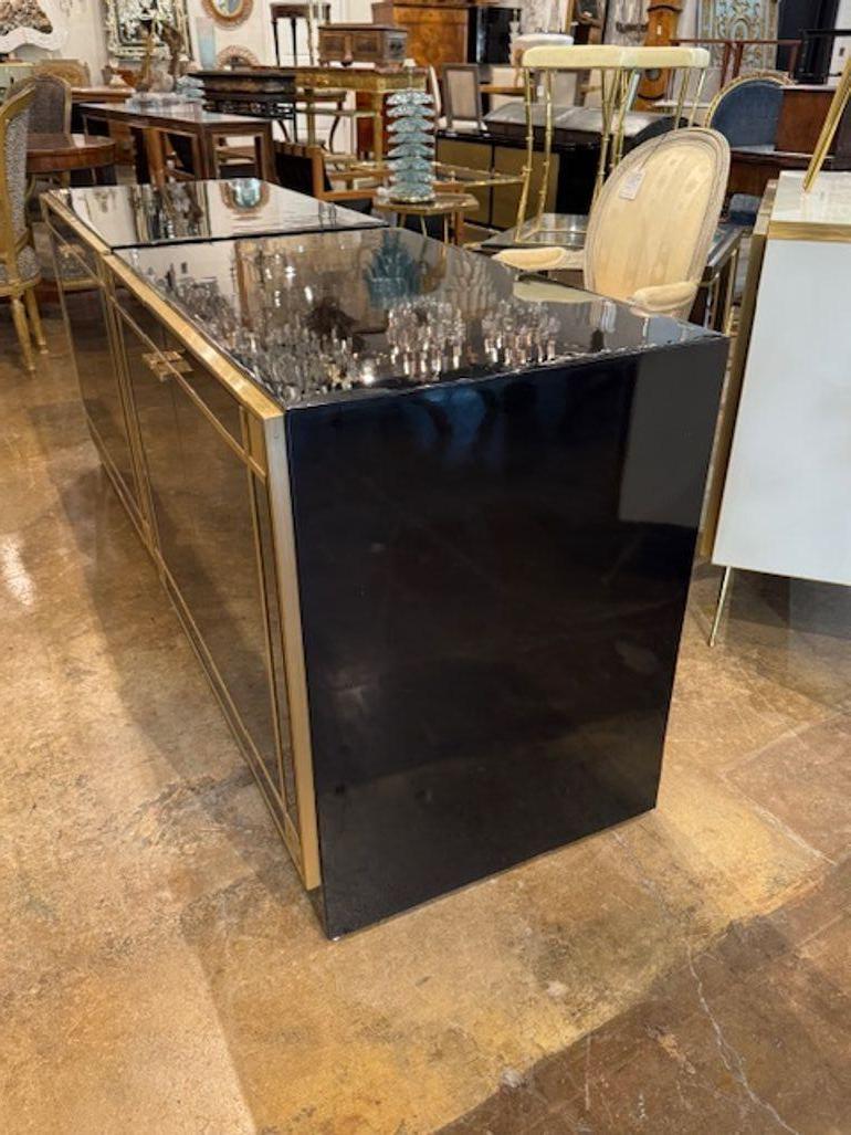 Contemporary Pair of Pierre Cardin Manner Side Cabinets For Sale